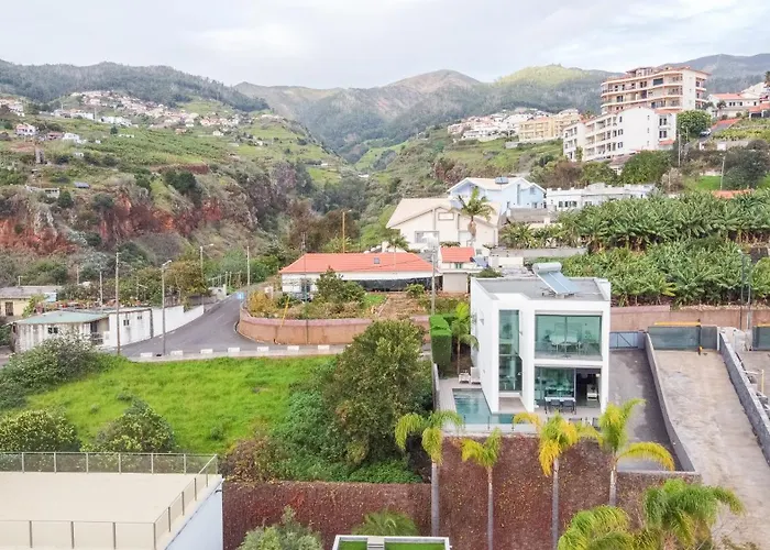 Sunshine With Optionally Heated Pool 150m Above Ocean & Sandy Estreito Da Calheta