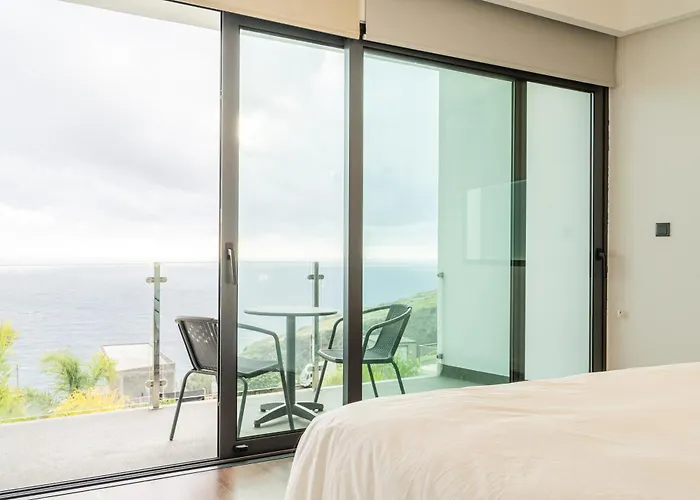 Sunshine With Optionally Heated Pool 150m Above Ocean & Sandy Estreito Da Calheta