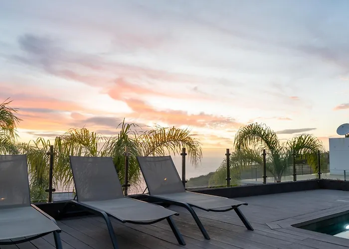 Sunshine With Optionally Heated Pool 150m Above Ocean & Sandy * Estreito Da Calheta