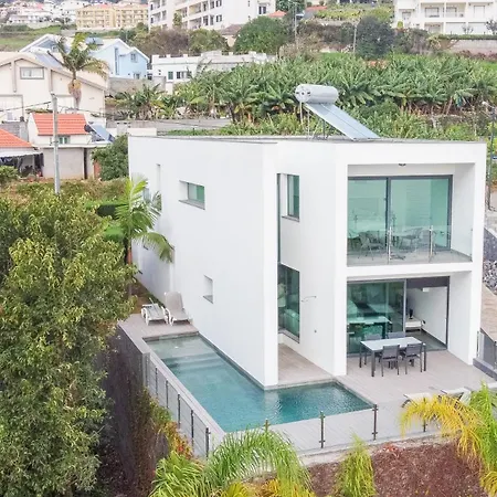 Sunshine With Optionally Heated Pool 150m Above Ocean & Sandy Villa Estreito Da Calheta