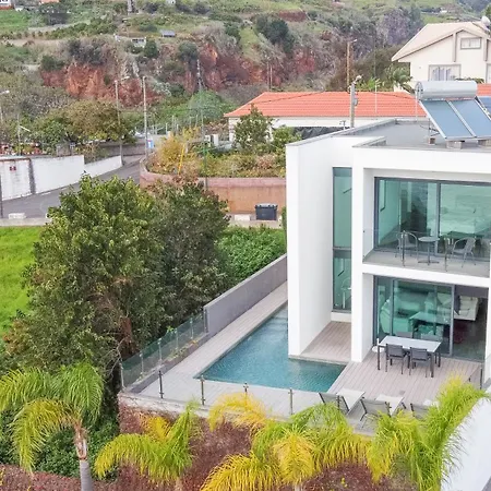 וילה Sunshine With Optionally Heated Pool 150m Above Ocean & Sandy Estreito Da Calheta