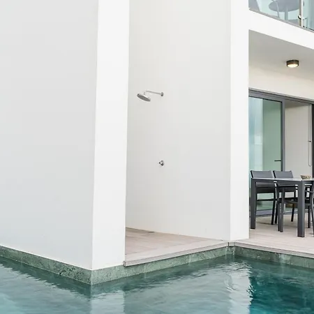 וילה Sunshine With Optionally Heated Pool 150m Above Ocean & Sandy